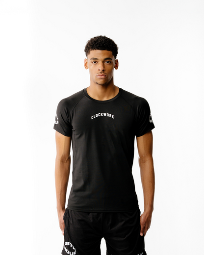 CLOCKWORK Compression Shirt - logo on both sleeves