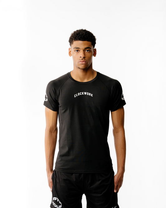 CLOCKWORK Compression Shirt - logo on both sleeves